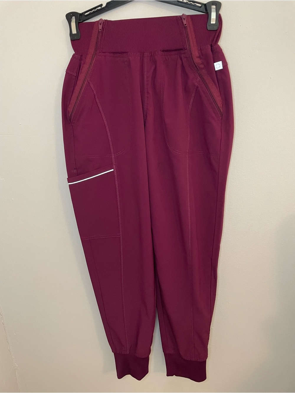 Women’s Maroon Utility Jogger Pants